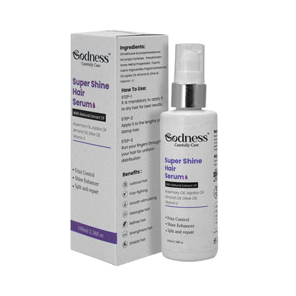 Super Shine Hair Serum | Frizz Control, Split End Repair & Intense Smoothness