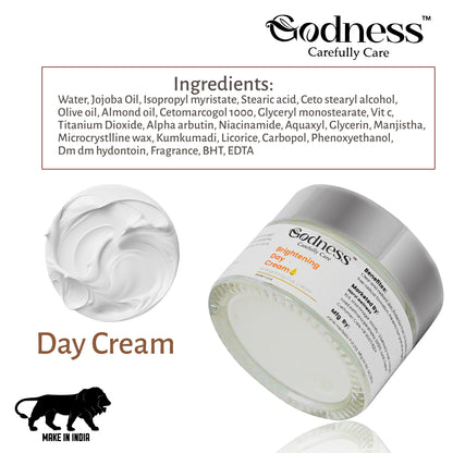 Brightening & Hydrating Day Cream | Vitamin C, Niacinamide & Natural Oils
