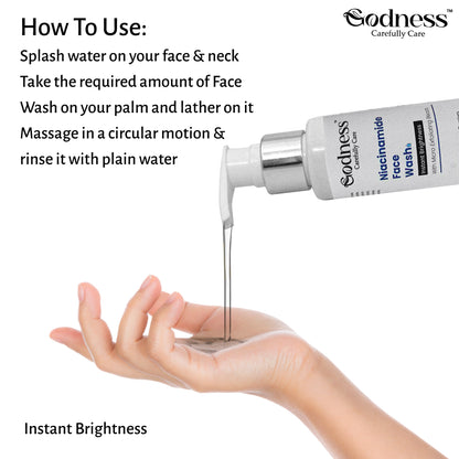 Niacinamide Face Wash | Instant Glow & Gentle Exfoliation with Micro Beads