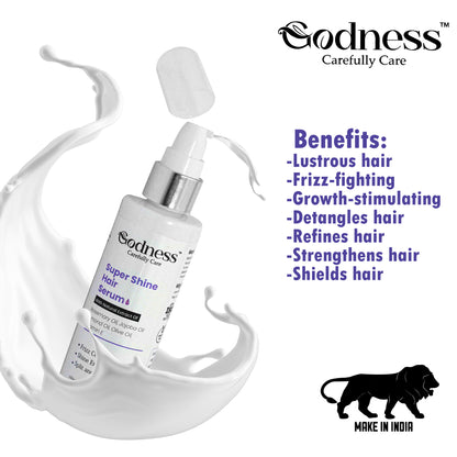 Super Shine Hair Serum | Frizz Control, Split End Repair & Intense Smoothness