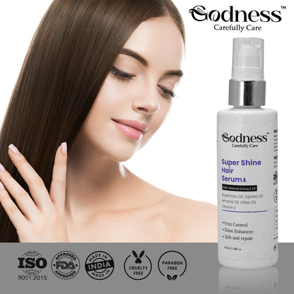 Super Shine Hair Serum | Frizz Control, Split End Repair & Intense Smoothness