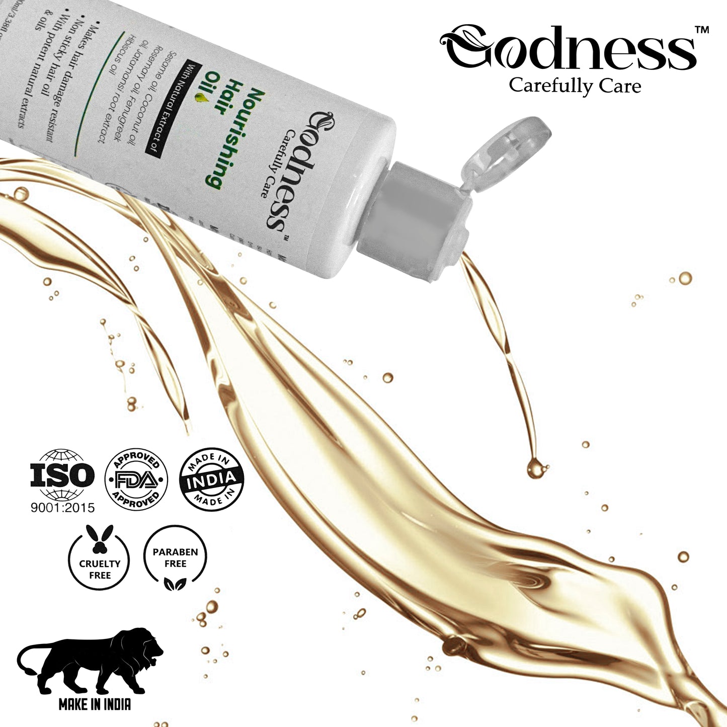 Nourishing Hair Oil with Sesame, Coconut, Rosemary & Herbal Extracts