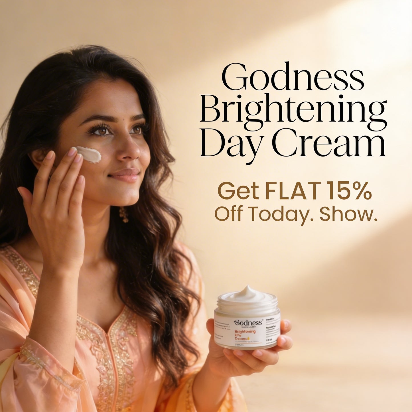 Brightening & Hydrating Day Cream | Vitamin C, Niacinamide & Natural Oils